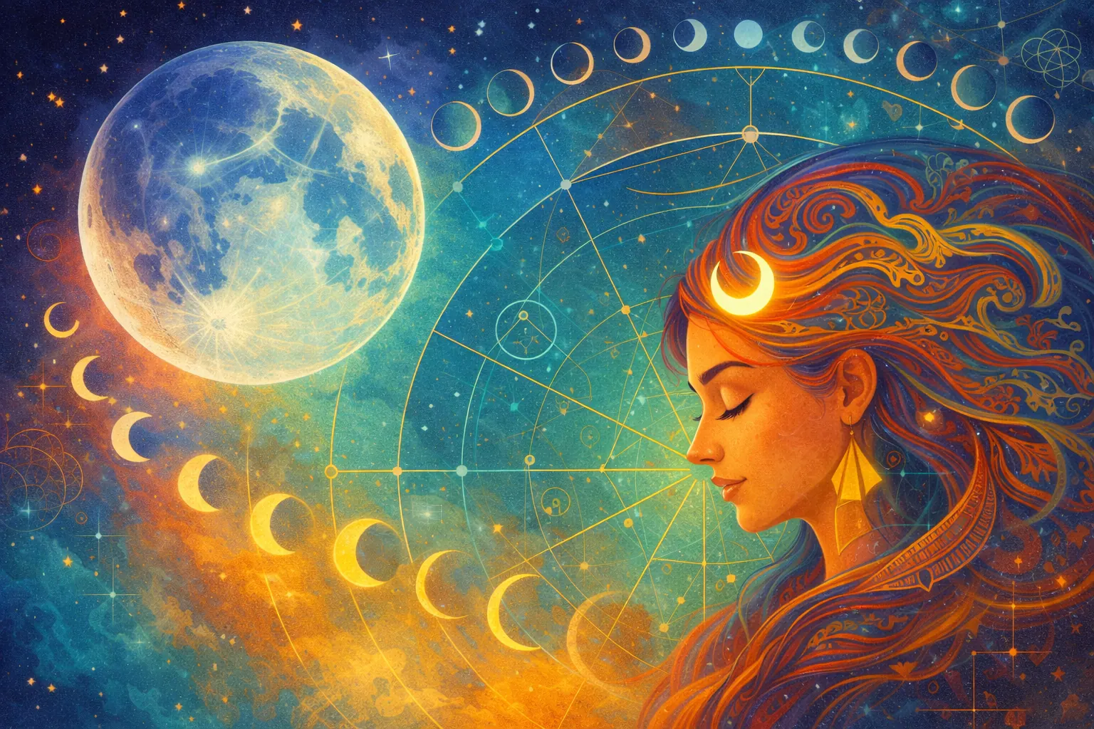 Moon Cycle Mastery: Track Emotional Rhythms with Your Chart